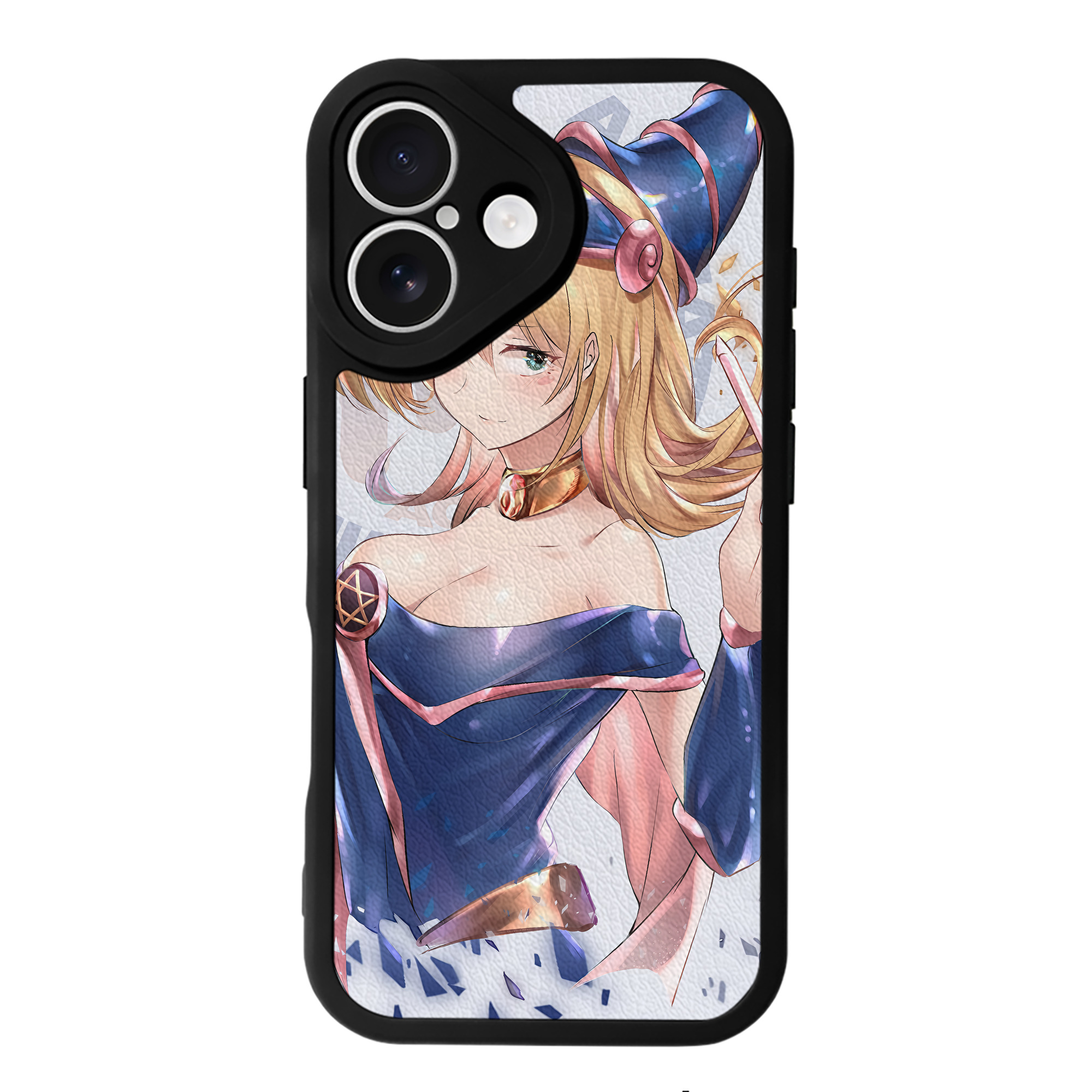 （画像用） 遊☆戯☆王 Yu-Gi-Oh! 【iPhone 16シリーズ対応】シリコンスマホケース（レザー調） 材質：シリコン